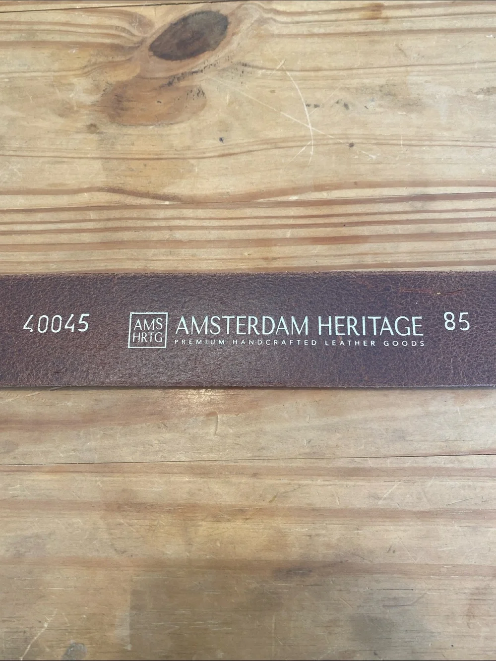 New! Women’s Amsterdam Heritage Belt with Gold toned half moon buckle!